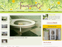 Tablet Screenshot of fauxfarmgirl.com